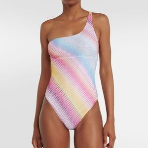 Missoni Mare Zig-zag one-shoulder swimsuit